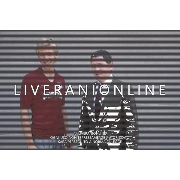 DIAP-RETROSPETTIVA SILVANO BENEDETTI CALCIATORE NELLA FOTO SILVANO BENEDETTI CON LA MAGLIA DEL TORINO CALCIO CON LUIGI RADICE AG ALDO LIVERANI SAS