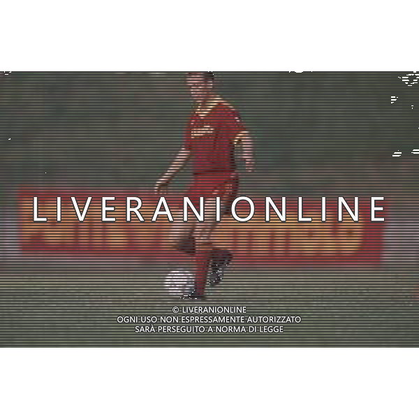 DIAP-RETROSPETTIVA SILVANO BENEDETTI CALCIATORE NELLA FOTO SILVANO BENEDETTI CON LA MAGLIA DEL ROMA CALCIO AG ALDO LIVERANI SAS
