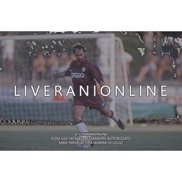 DIAP-RETROSPETTIVA LUIGI DE AGOSTINI CALCIATORE NELLA FOTO LUIGI DE AGOSTINI CON LA MAGLIA DELLA REGGIANA CALCIO AG ALDO LIVERANI SAS