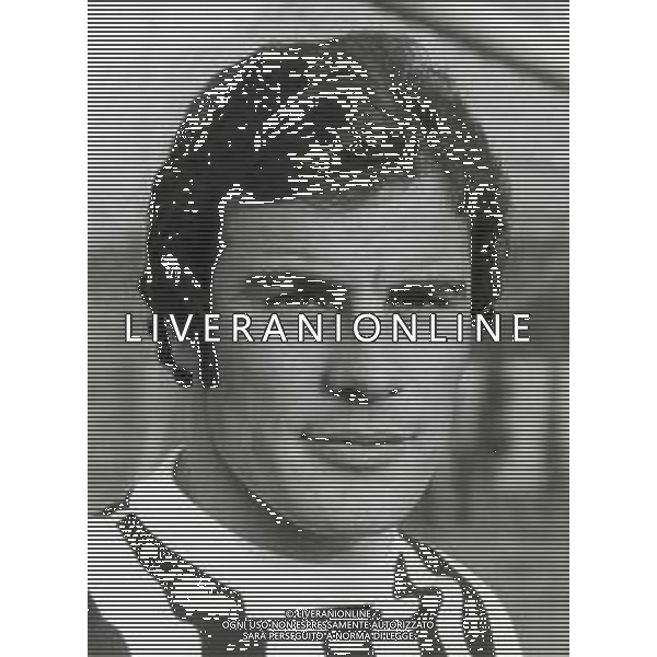 DIAP-RETROSPETTIVA LUIGI DANOVA CALCIATORE NELLA FOTO LUIGI DANOVA CON LA MAGLIA DELLA JUVENTUS CALCIO AG ALDO LIVERANI SAS