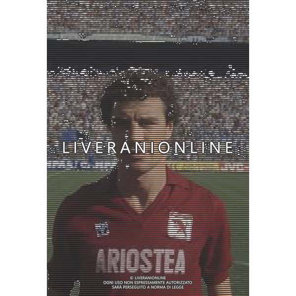 DIAP-RETROSPETTIVA LUIGI DANOVA CALCIATORE NELLA FOTO LUIGI DANOVA CON LA MAGLIA DEL TORINO CALCIO AG ALDO LIVERANI SAS