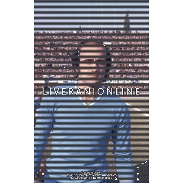 DIAP-RETROSPETTIVA LUIGI MARTINI CALCIATORE NELLA FOTO LUIGI MARTINI CON LA MAGLIA DELLA LAZIO CALCIO AG ALDO LIVERANI SAS