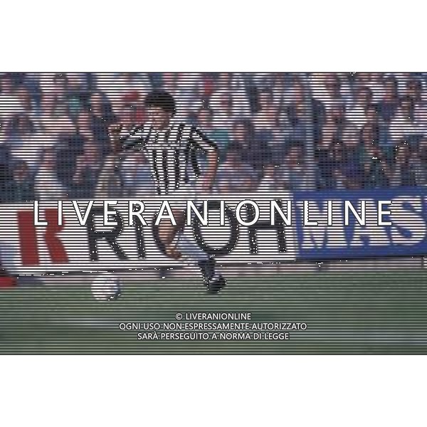 DIAP-RETROSPETTIVA RUI BARROS CALCIATORE NELLA FOTO RUI BARROS CON LA MAGLIA DELLA JUVENTUS CALCIO AG ALDO LIVERANI SAS