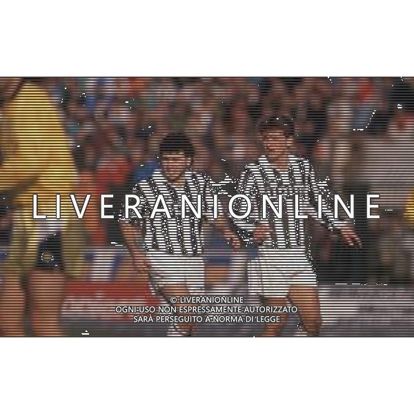 DIAP-RETROSPETTIVA RUI BARROS CALCIATORE NELLA FOTO RUI BARROS CON LA MAGLIA DELLA JUVENTUS CALCIO AG ALDO LIVERANI SAS