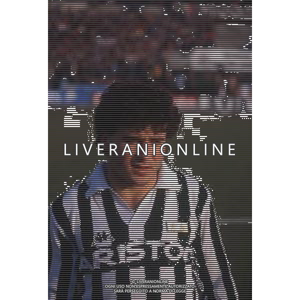 DIAP-RETROSPETTIVA RUI BARROS CALCIATORE NELLA FOTO RUI BARROS CON LA MAGLIA DELLA JUVENTUS CALCIO AG ALDO LIVERANI SAS