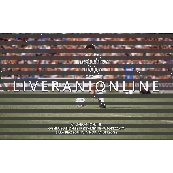 DIAP-RETROSPETTIVA RUI BARROS CALCIATORE NELLA FOTO RUI BARROS CON LA MAGLIA DELLA JUVENTUS CALCIO AG ALDO LIVERANI SAS