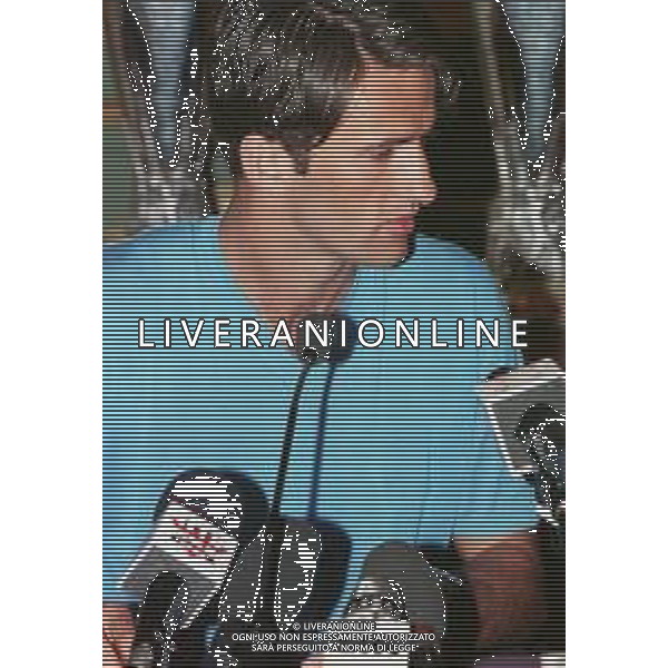 NEG COL-RETROSPETTIVA CHRISTIAN PANUCCI CALCIATORE NELLA FOTO CHRISTIAN PANUCCI ALLA PRESENTAZIONE IN SEDE ALL\'INTER AG ALDO LIVERANI SAS