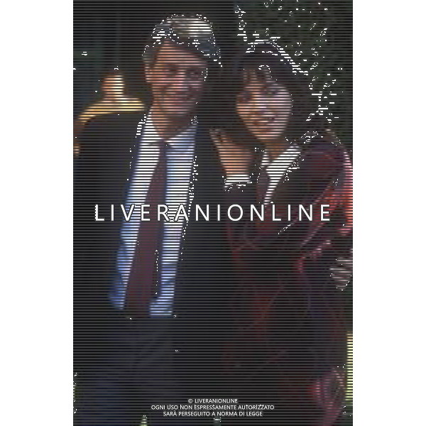 DIA- RETROSPETTIVA PIERO BADALONI GIORNALISTA NELLA FOTO PIERO BADALONI CON ELISABETTA GARDINI NELL’ANNO 1986 AGENZIA ALDO LIVERANI SAS