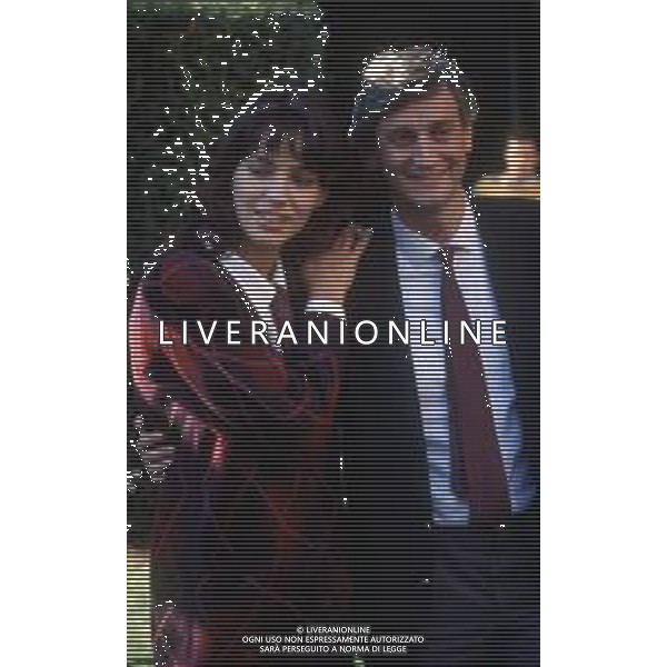 DIA- RETROSPETTIVA PIERO BADALONI GIORNALISTA NELLA FOTO PIERO BADALONI CON ELISABETTA GARDINI NELL’ANNO 1986 AGENZIA ALDO LIVERANI SAS