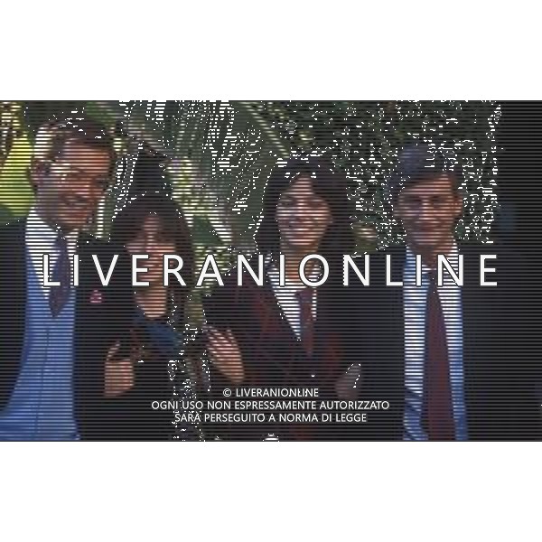 DIA- RETROSPETTIVA PIERO BADALONI GIORNALISTA NELLA FOTO PIERO BADALONI CON ELISABETTA GARDINI, ALESSANDRO CECCHI PAONE E SABINA CIUFFINI NELL’ANNO 1986 AGENZIA ALDO LIVERANI SAS