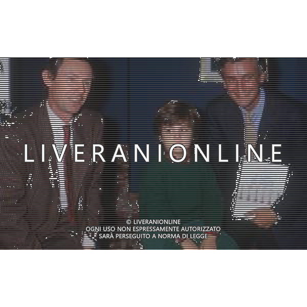 DIA- RETROSPETTIVA PIERO BADALONI GIORNALISTA NELLA FOTO PIERO BADALONI CON BRUNO BOZZETTO NELL’ANNO 1987 AGENZIA ALDO LIVERANI SAS