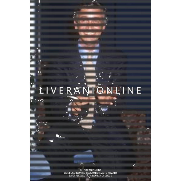 DIA- RETROSPETTIVA PIERO BADALONI GIORNALISTA NELLA FOTO PIERO BADALONI NELL’ANNO 1987 AGENZIA ALDO LIVERANI SAS