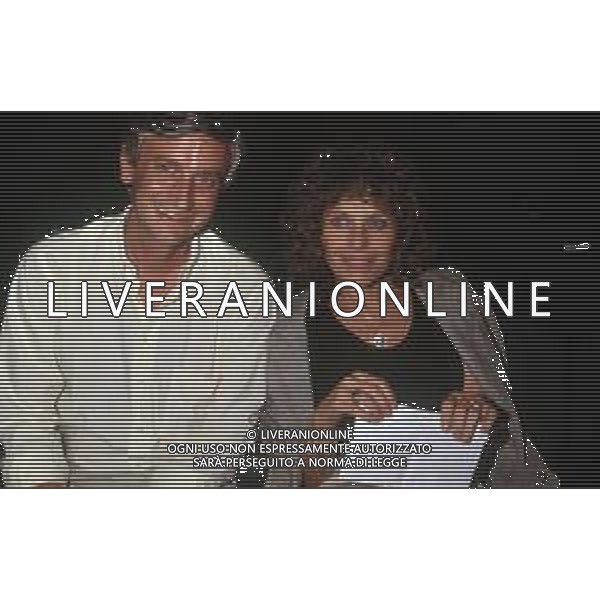 DIA- RETROSPETTIVA PIERO BADALONI GIORNALISTA NELLA FOTO PIERO BADALONI CON SIMONA MARCHINI NELL’ANNO 1989 AGENZIA ALDO LIVERANI SAS