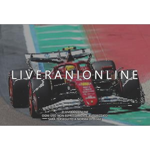 IMOLA 16 05 2025 AUTODROMO ENZO E DINO FERRARI VENERDI FORMULA 1 GRAN PREMIO DEL MADE IN ITALY E DELL\'EMILIA ROMAGNA PROVE LIBERE NELLA FOTO LEWIS HAMILTON FERRARI ©SANNA - AGENZIA ALDO LIVERANI SAS