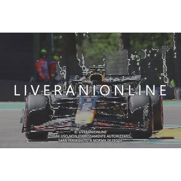 IMOLA 16 05 2025 AUTODROMO ENZO E DINO FERRARI VENERDI FORMULA 1 GRAN PREMIO DEL MADE IN ITALY E DELL\'EMILIA ROMAGNA PROVE LIBERE NELLA FOTO MAX VERSTAPPEN RED BULL ©SANNA - AGENZIA ALDO LIVERANI SAS