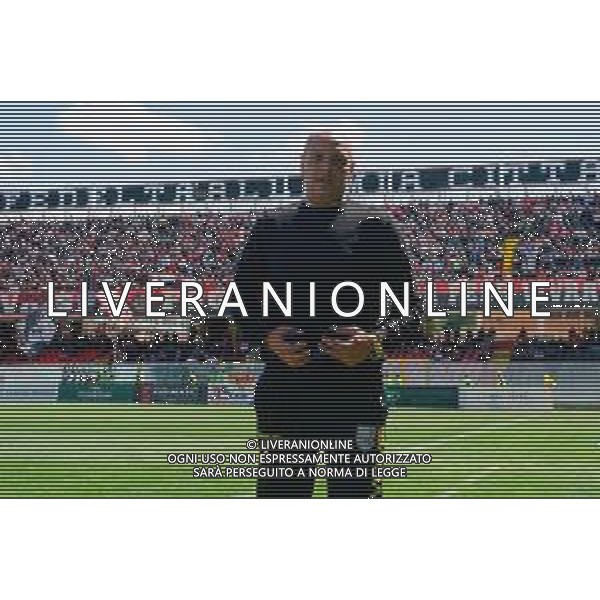 TVEM May 17, 2025 Foggia, Italy - Foggia vs ACR Messina - Italian soccer serie C 2024/25 - Pino Zaccheria Stadium. In the pic: coach Antonio Gatto of ACR Messina FOTO EMMANUELE MASTRODONATO-AG ALDO LIVERANI SAS