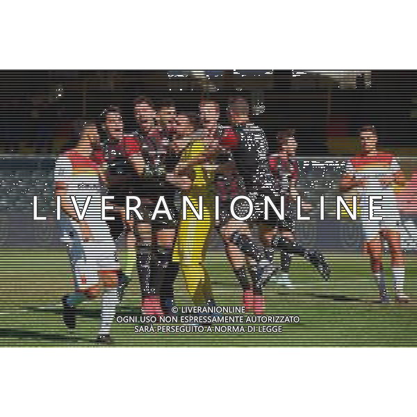 TVEM May 17, 2025 Foggia, Italy - Foggia vs ACR Messina - Italian soccer serie C 2024/25 - Pino Zaccheria Stadium. In the pic: Pietro Perina of Foggia, Michele Emmausso of Foggia, Gianfilippo Felicioli of Foggia, Emmanuele Salines of Foggia celebrate FOTO EMMANUELE MASTRODONATO-AG ALDO LIVERANI SAS