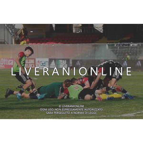 TVEM May 17, 2025 Foggia, Italy - Foggia vs ACR Messina - Italian soccer serie C 2024/25 - Pino Zaccheria Stadium. In the pic: Foggia players celebrate their play-out victory FOTO EMMANUELE MASTRODONATO-AG ALDO LIVERANI SAS