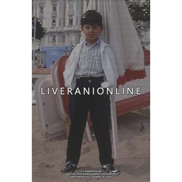 DIAP-RETROSPETTIVA SALVATORE CASCIO ATTORE NELLA FOTO SALVATORE CASCIO A CANNES NELL\'ANNO 1989 AG THEMA-AG ALDO LIVERANI SAS