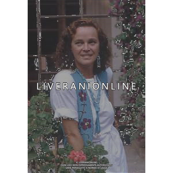 DIAP-RETROSPETTIVA LAURA ANTONELLI ATTRICE NELLA FOTO LAURA ANTONELLI A VENEZIA NELL\'ANNO 1989 AG ALDO LIVERANI SAS