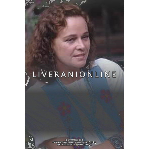 DIAP-RETROSPETTIVA LAURA ANTONELLI ATTRICE NELLA FOTO LAURA ANTONELLI A VENEZIA NELL\'ANNO 1989 AG ALDO LIVERANI SAS