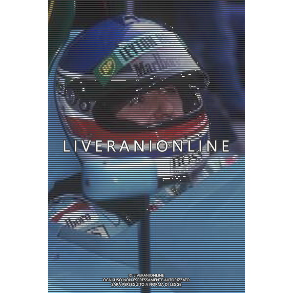 DIAP-RETROSPETTIVA IVAN CAPELLI PILOTA F1 NELLA FOTO IVAN CAPELLI NELL\'ANNO 1990 CON LA SCUDERIA LEYTON HOUSE AG ALDO LIVERANI SAS