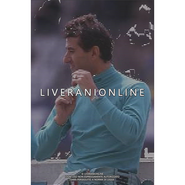 DIAP-RETROSPETTIVA IVAN CAPELLI PILOTA F1 NELLA FOTO IVAN CAPELLI NELL\'ANNO 1990 CON LA SCUDERIA LEYTON HOUSE AG ALDO LIVERANI SAS