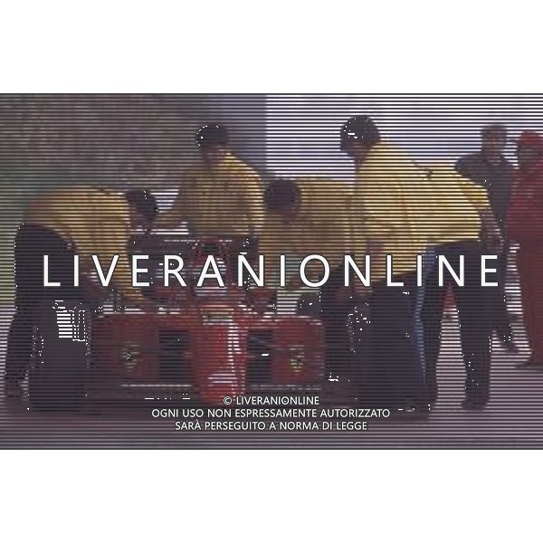 DIAP-RETROSPETTIVA JEAN ALESI PILOTA F1 NELLA FOTO JEAN ALESI NELL\'ANNO 1990 AG ALDO LIVERANI SAS