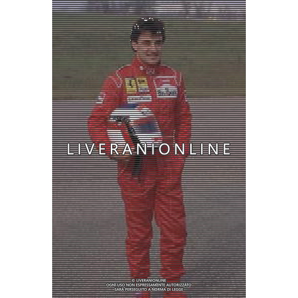 DIAP-RETROSPETTIVA JEAN ALESI PILOTA F1 NELLA FOTO JEAN ALESI NELL\'ANNO 1990 AG ALDO LIVERANI SAS