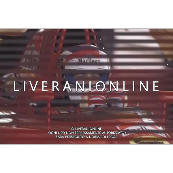 DIAP-RETROSPETTIVA JEAN ALESI PILOTA F1 NELLA FOTO JEAN ALESI NELL\'ANNO 1990 AG ALDO LIVERANI SAS