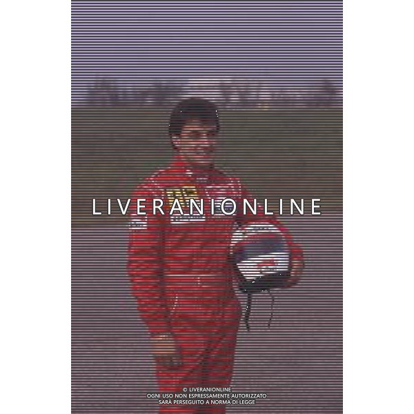 DIAP-RETROSPETTIVA JEAN ALESI PILOTA F1 NELLA FOTO JEAN ALESI NELL\'ANNO 1990 AG ALDO LIVERANI SAS