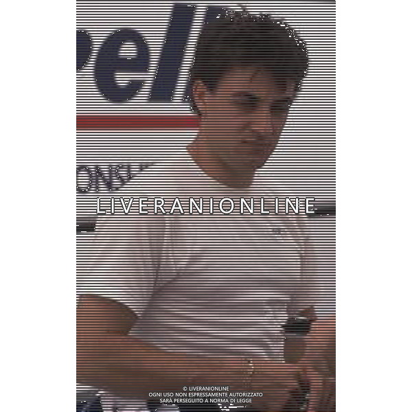 DIAP-RETROSPETTIVA JEAN ALESI PILOTA F1 NELLA FOTO JEAN ALESI NELL\'ANNO 1990 AG ALDO LIVERANI SAS