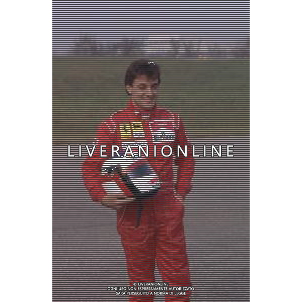 DIAP-RETROSPETTIVA JEAN ALESI PILOTA F1 NELLA FOTO JEAN ALESI NELL\'ANNO 1990 AG ALDO LIVERANI SAS