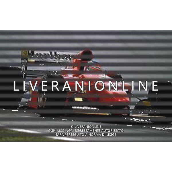 DIAP-RETROSPETTIVA JEAN ALESI PILOTA F1 NELLA FOTO JEAN ALESI NELL\'ANNO 1990 AG ALDO LIVERANI SAS