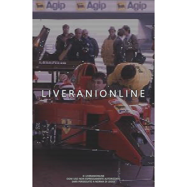 DIAP-RETROSPETTIVA JEAN ALESI PILOTA F1 NELLA FOTO JEAN ALESI NELL\'ANNO 1990 AG ALDO LIVERANI SAS