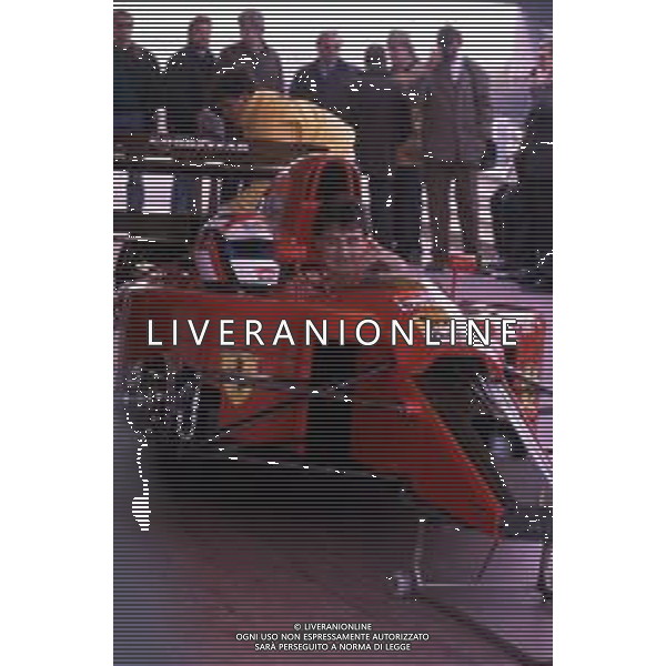 DIAP-RETROSPETTIVA JEAN ALESI PILOTA F1 NELLA FOTO JEAN ALESI NELL\'ANNO 1990 AG ALDO LIVERANI SAS