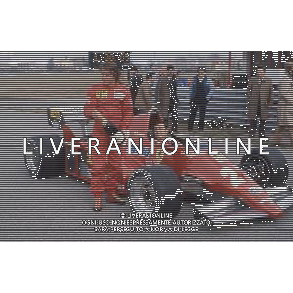 DIAP-RETROSPETTIVA RENE\'ARNOUX PILOYA F1 NELLA FOTO RENE\' ARNOUX CON PATRICK TAMBAY AG ALDO LIVERANI SAS