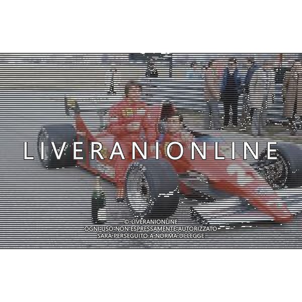 DIAP-RETROSPETTIVA RENE\'ARNOUX PILOYA F1 NELLA FOTO RENE\' ARNOUX CON PATRICK TAMBAY AG ALDO LIVERANI SAS
