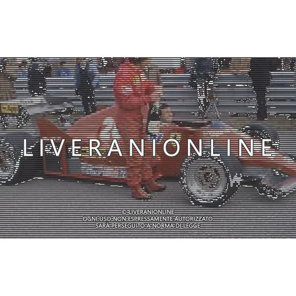 DIAP-RETROSPETTIVA RENE\'ARNOUX PILOYA F1 NELLA FOTO RENE\' ARNOUX CON PATRICK TAMBAY AG ALDO LIVERANI SAS