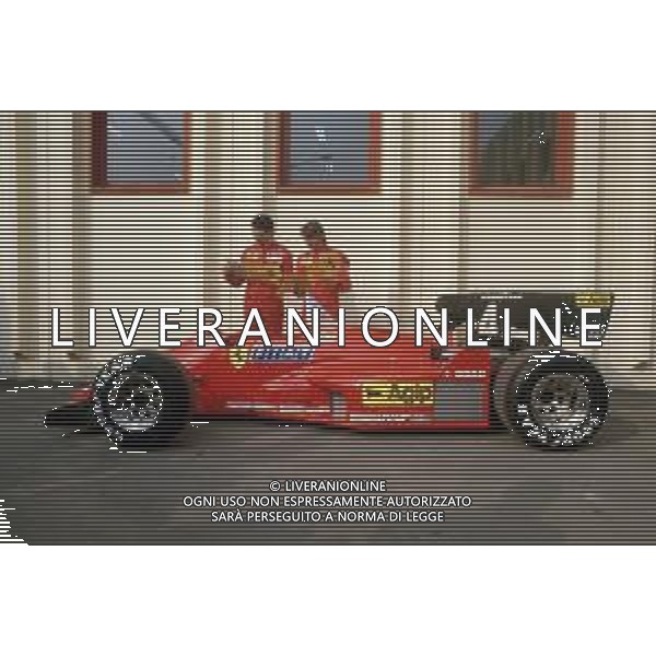 DIAP-RETROSPETTIVA RENE\'ARNOUX PILOYA F1 NELLA FOTO RENE\' ARNOUX CON MICHELE ALBORETO AG ALDO LIVERANI SAS