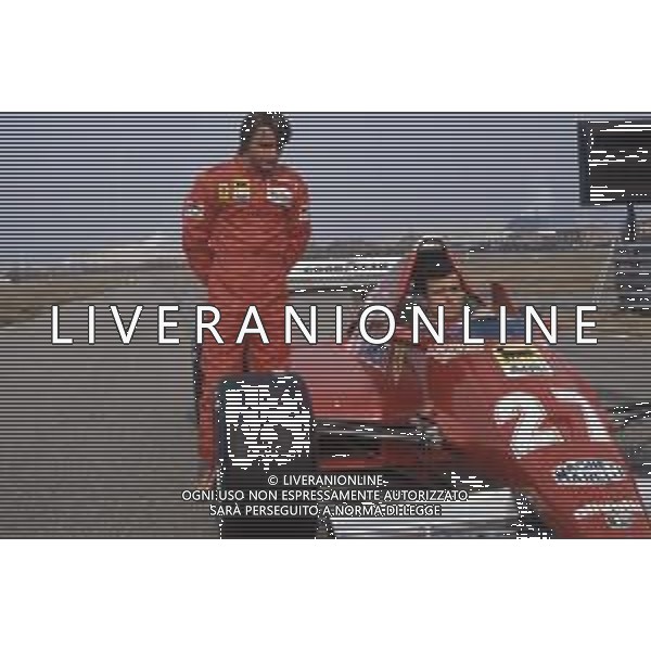 DIAP-RETROSPETTIVA RENE\'ARNOUX PILOYA F1 NELLA FOTO RENE\' ARNOUX CON PATRICK TAMBAY AG ALDO LIVERANI SAS