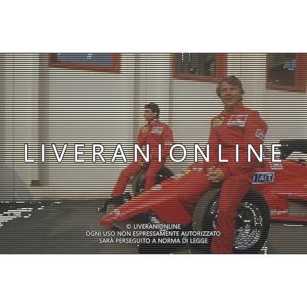 DIAP-RETROSPETTIVA RENE\'ARNOUX PILOYA F1 NELLA FOTO RENE\' ARNOUX CON MICHELE ALBORETO AG ALDO LIVERANI SAS