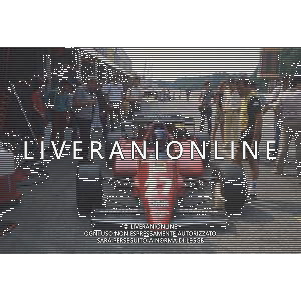 DIAP-RETROSPETTIVA PATRICK TAMBAY PILOTA F1 NELLA FOTO PATRICK TAMBAY AG ALDO LIVERANI SAS