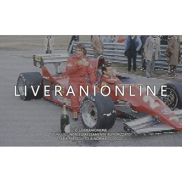 DIAP-RETROSPETTIVA PATRICK TAMBAY PILOTA F1 NELLA FOTO PATRICK TAMBAY CON RENE\' ARNOUX AG ALDO LIVERANI SAS