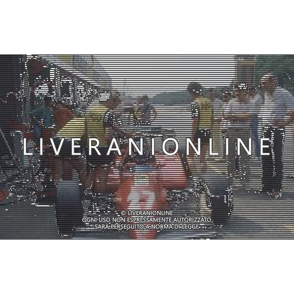 DIAP-RETROSPETTIVA PATRICK TAMBAY PILOTA F1 NELLA FOTO PATRICK TAMBAY AG ALDO LIVERANI SAS