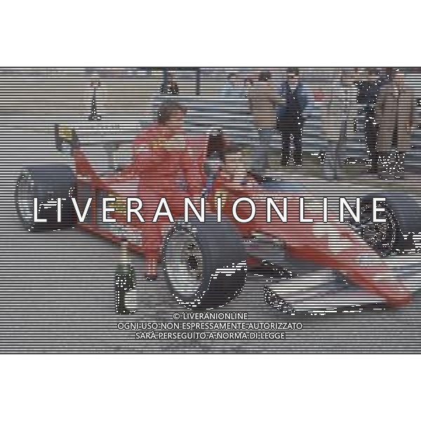 DIAP-RETROSPETTIVA PATRICK TAMBAY PILOTA F1 NELLA FOTO PATRICK TAMBAY CON RENE\' ARNOUX AG ALDO LIVERANI SAS