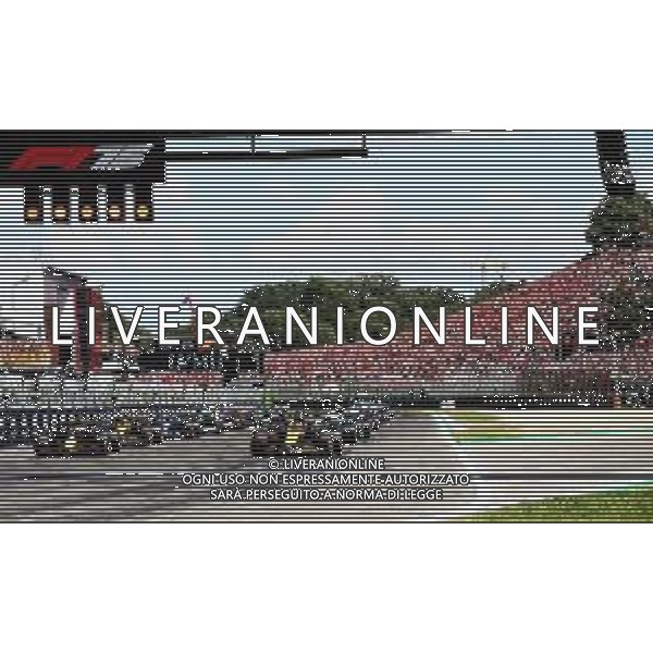 IMOLA 18 05 2025 IMOLA DOMENICA AUTODROMO ENZO E DINO FERRARI DOMENICA FORMULA 1 GRAN PREMIO DEL MADE IN ITALY E DELL\'EMILIA ROMAGNA NELLA FOTO PARTENZA FORMULA 1 ©SANNA - AGENZIA ALDO LIVERANI SAS
