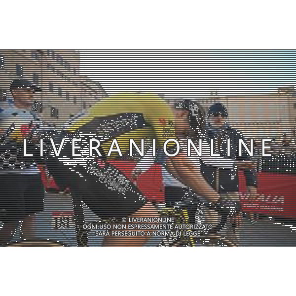 18-05-2025 Giro D\'italia; Tappa 09 Gubbio - Siena; 2025, Visma - Lease A Bike; Van Aert, Wout; Siena; foto stefano sirotti-ag aldo liverani sas