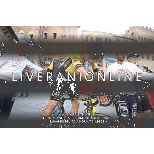 18-05-2025 Giro D\'italia; Tappa 09 Gubbio - Siena; 2025, Visma - Lease A Bike; Van Aert, Wout; Siena; foto stefano sirotti-ag aldo liverani sas