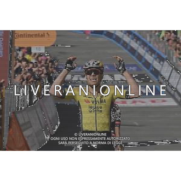 18-05-2025 Giro D\'italia; Tappa 09 Gubbio - Siena; 2025, Visma - Lease A Bike; Van Aert, Wout; Siena; foto stefano sirotti-ag aldo liverani sas
